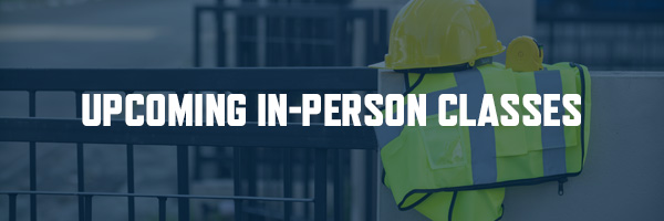 Upcoming In-Person Classes