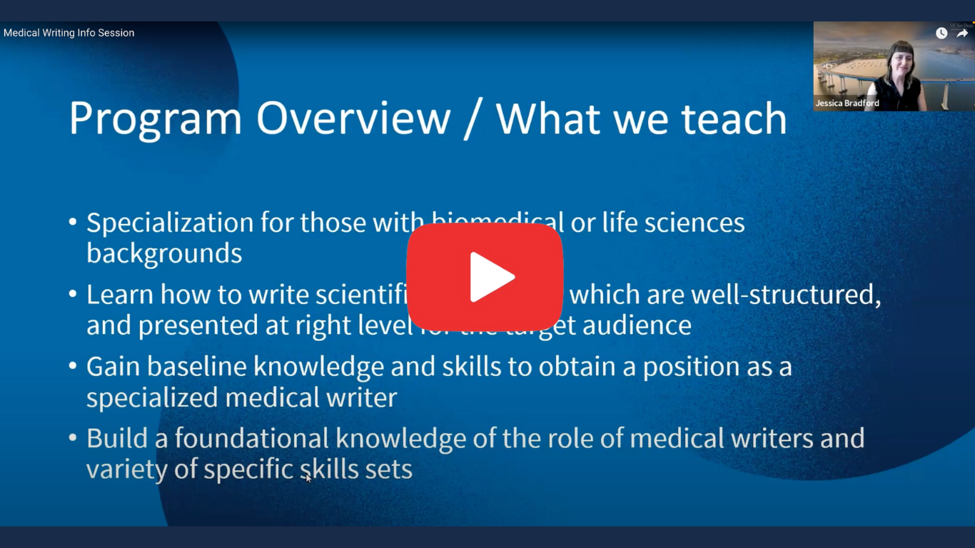 Medical Writing Info Session